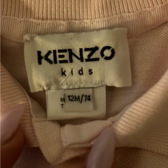 Girls Kenzo Polo Dress - Size 12month - Picture 2 of 2